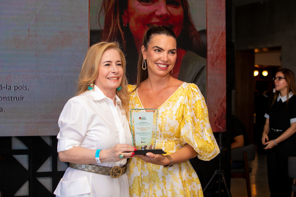 Margarida Kalil com a deputada Paula Belmonte (Cidadania/SP)