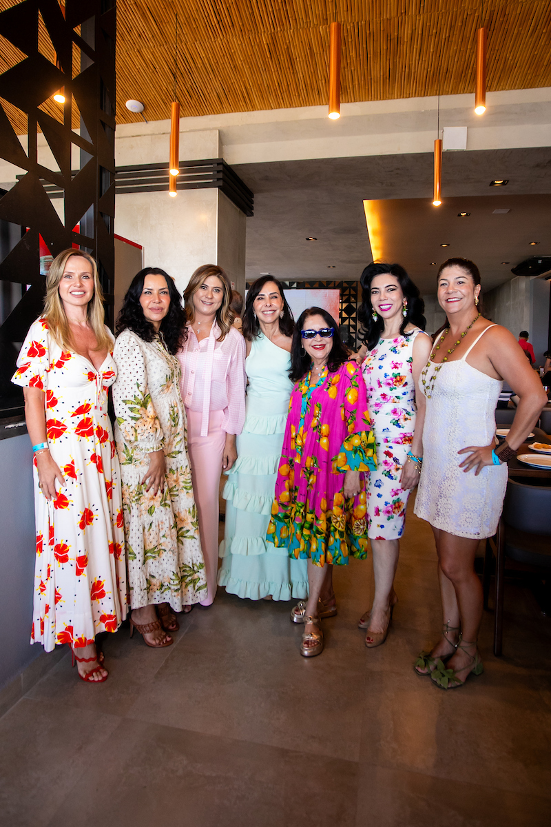 Cristina Salaro, Claudia Meireles, Márcia Guimarães, Cleucy Estevão, Augusta Lôbo, Suely Nakao e Christiana Delgado