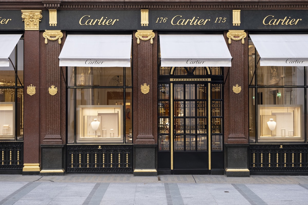 Loja da Cartier em Londres fachada - metrópoels