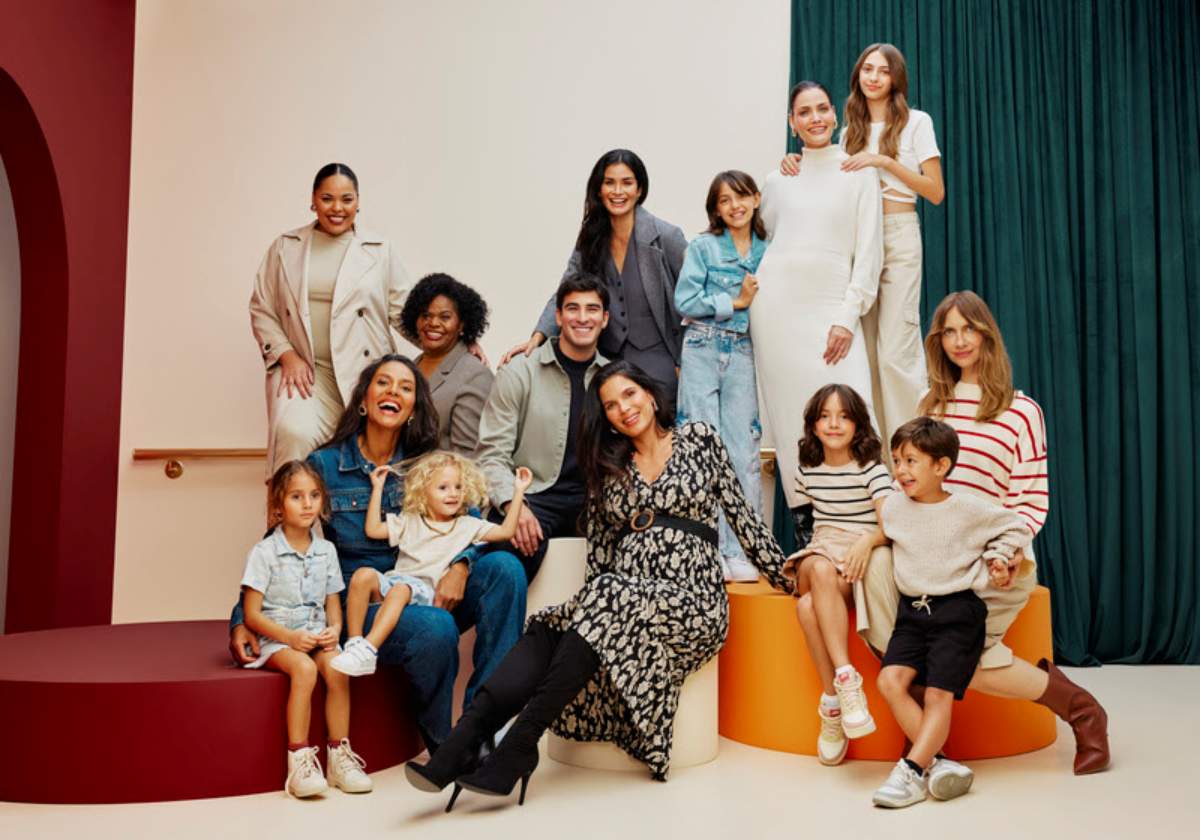 Foto de campanha de Dia das Mães da C&A - metrópoles