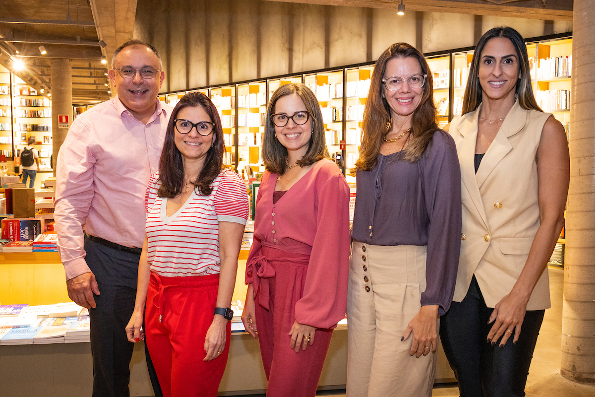 Tecio Antonino, Cyra Mesquita, Ana Flávia Briceno, Sandra Regina e Mariana Bittar