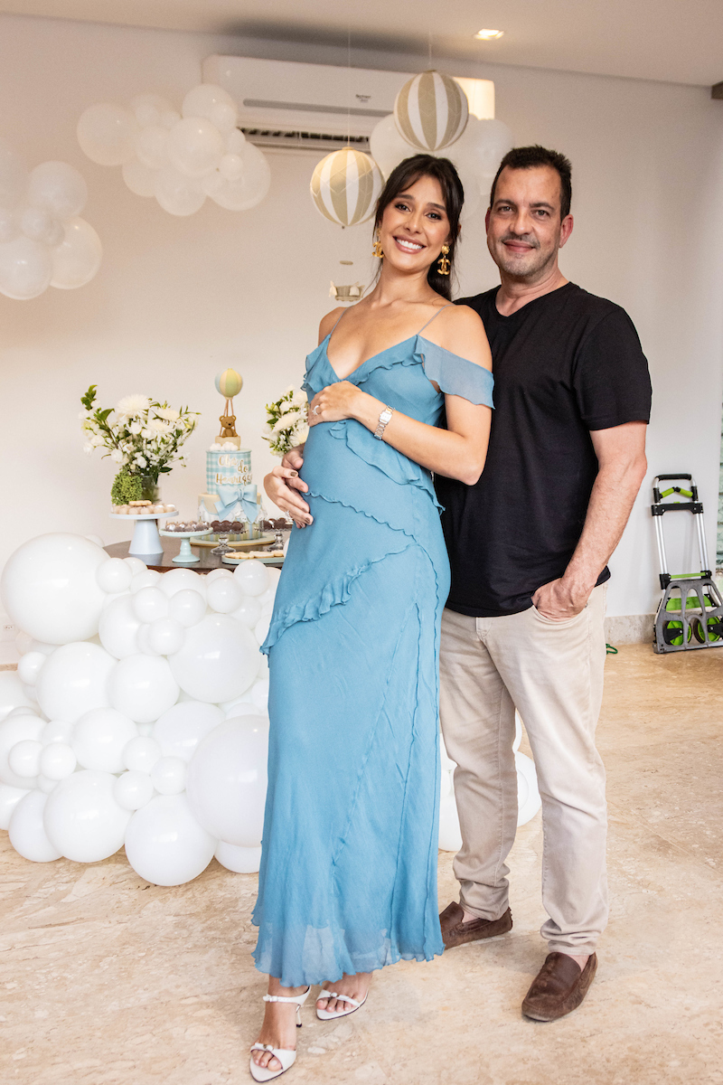 Chá de fralda surpresa do Henrique, filho de Priscila e Rodrigo Sanchez